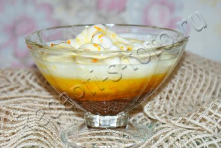 Рецепт: Мороженое с апельсиновой карамелью